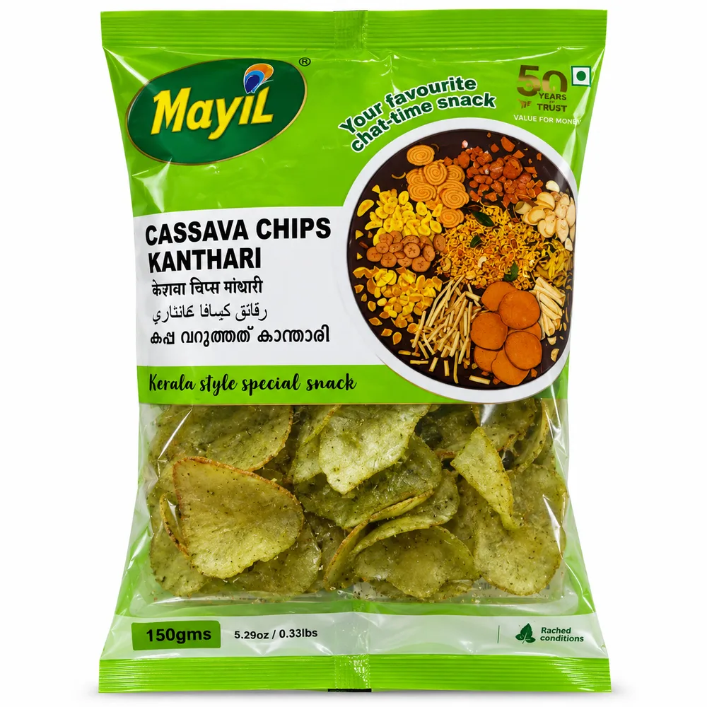 Mayil Kanthari Cassava Chips Round 150g