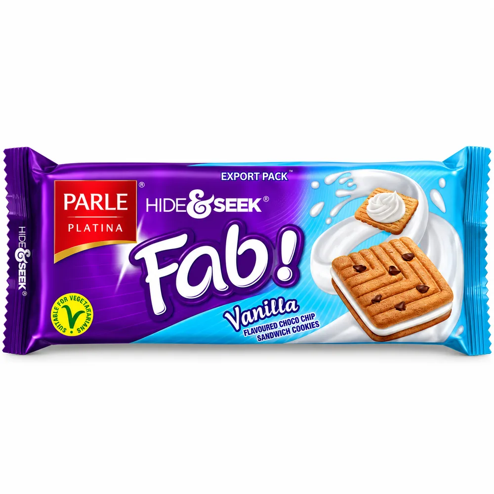 Parle Hide & Seek Fab Vanilla 112g