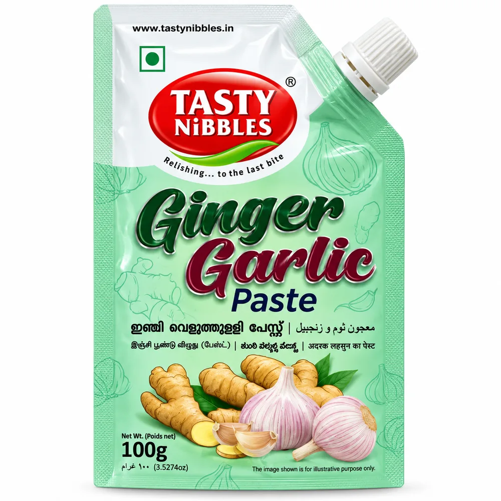 Tasty Nibbles Ginger Garlic Paste Pouch 100g