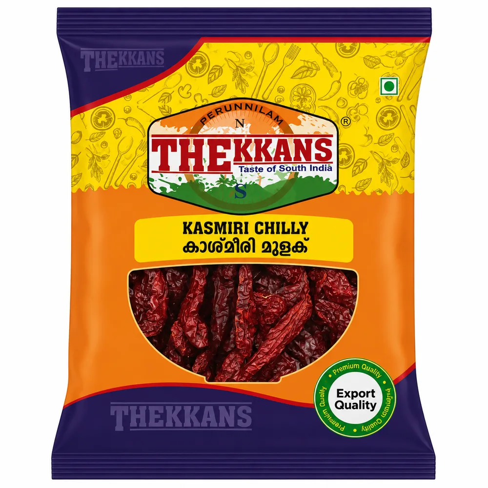Thekkans Kashmiri Chilli Whole 100g