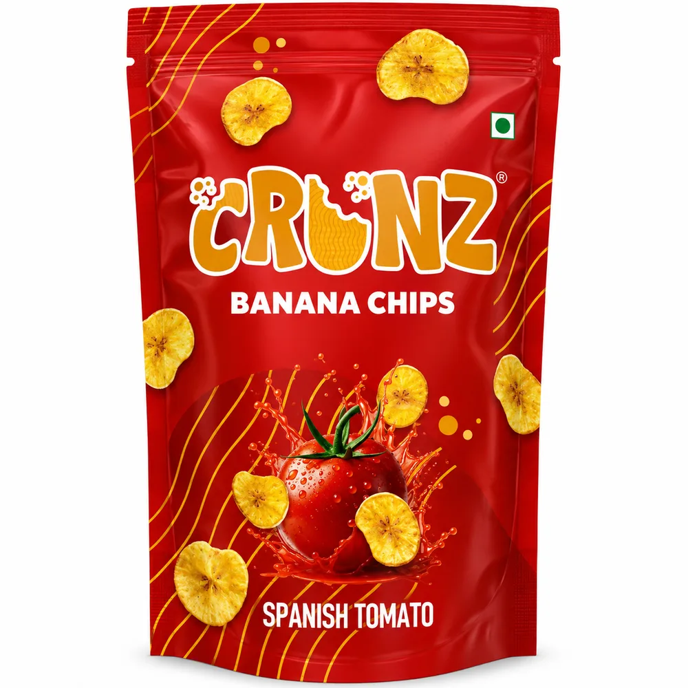 Crunz Banana Chips Spanish Tomato