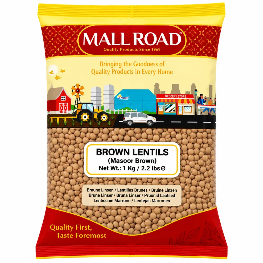 Mall Road Brown Lentils 1kg