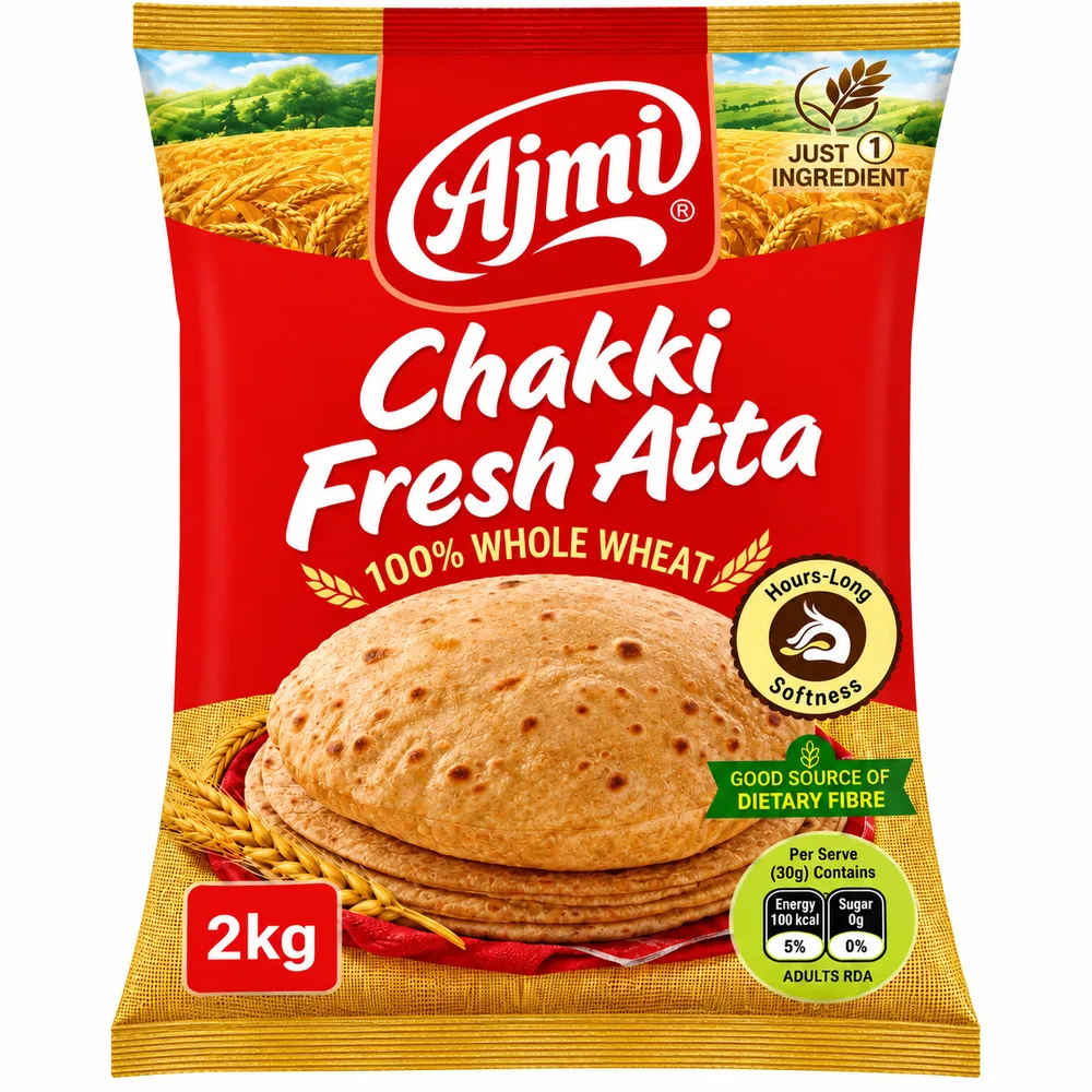 Ajmi Chakki Fresh Atta 2kg