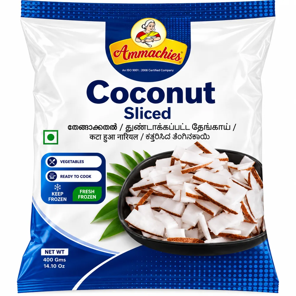 Ammachies Sliced Coconut 400g