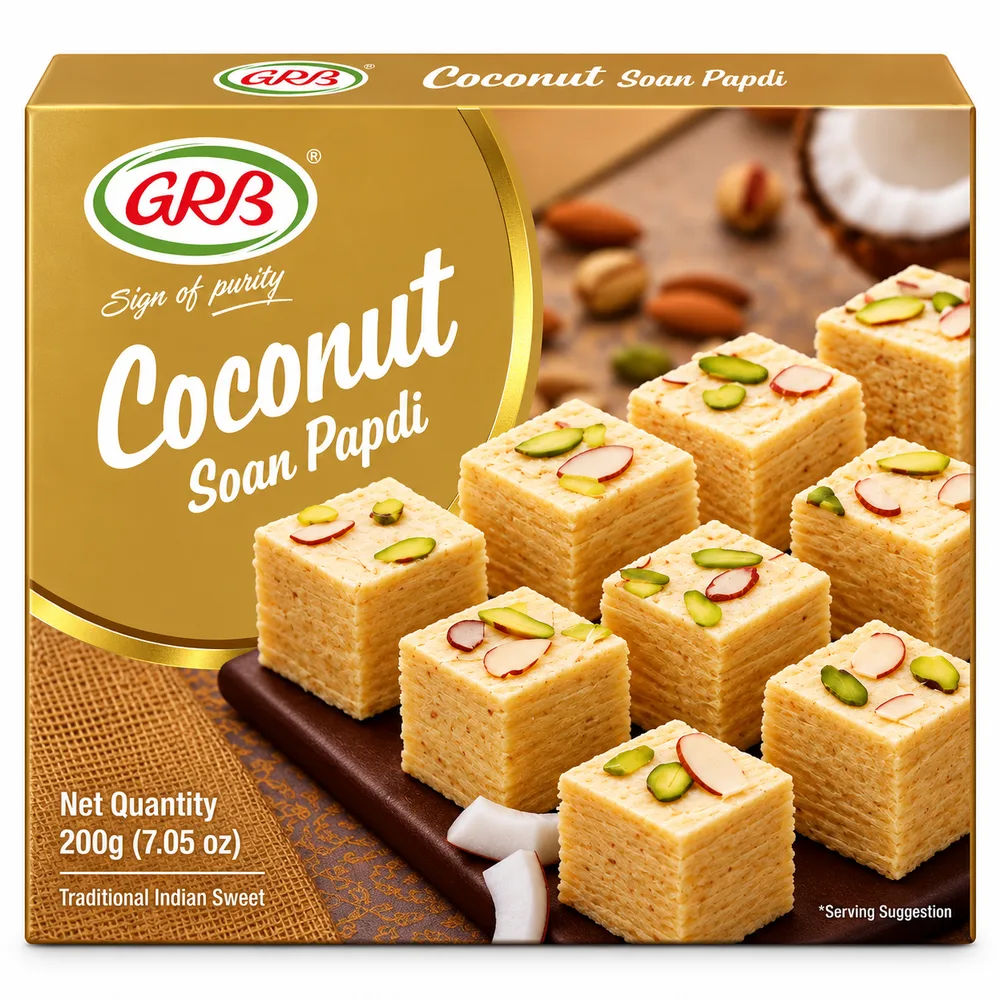 GRB Soan Papdi Coconut 200g