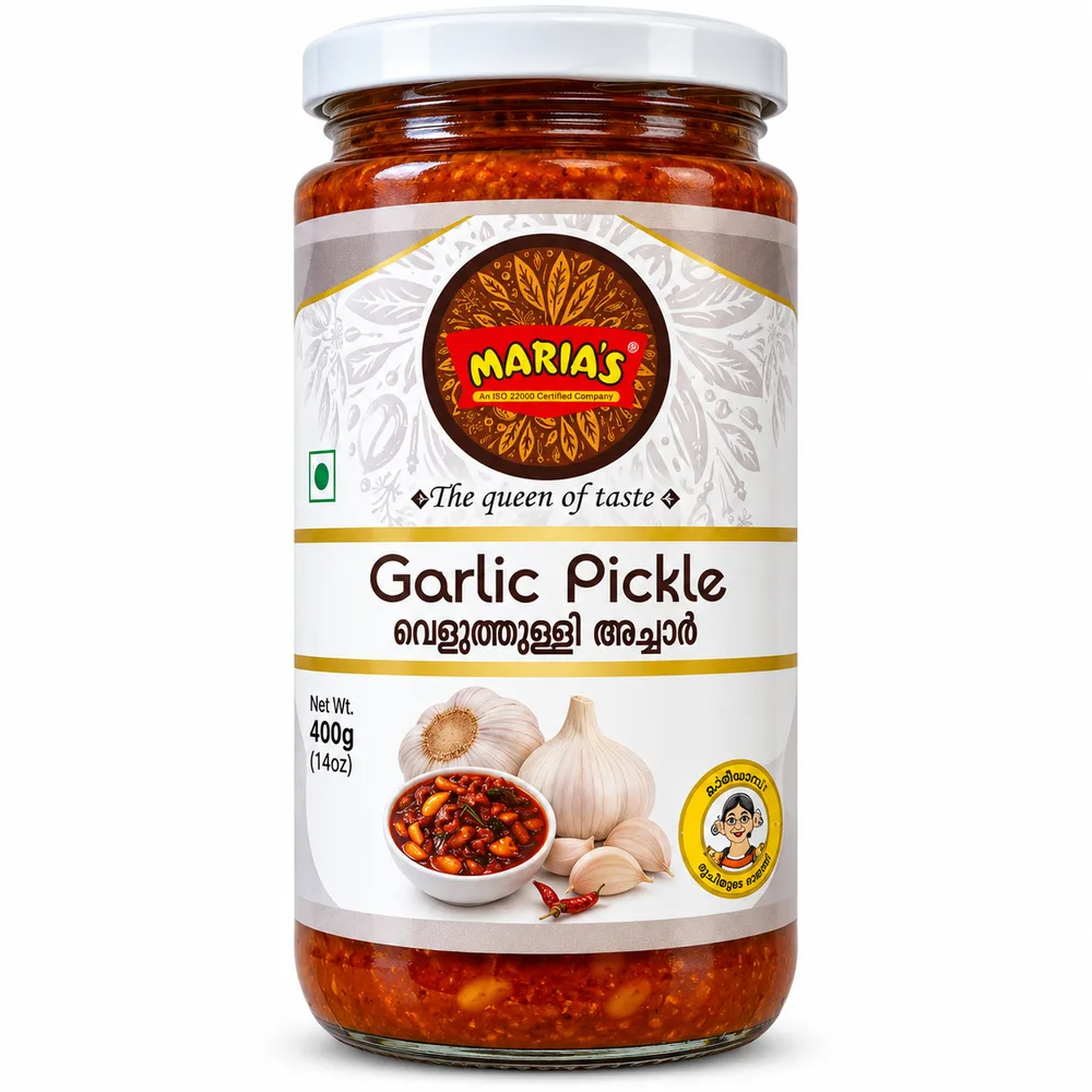 Marias Garlic Pickle 400g