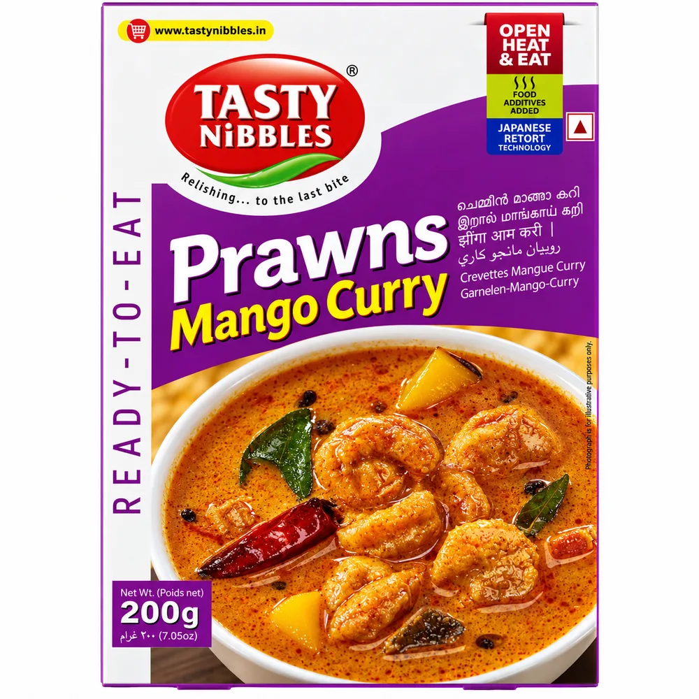 Tasty Nibbles Prawn Mango Curry Tin 200g