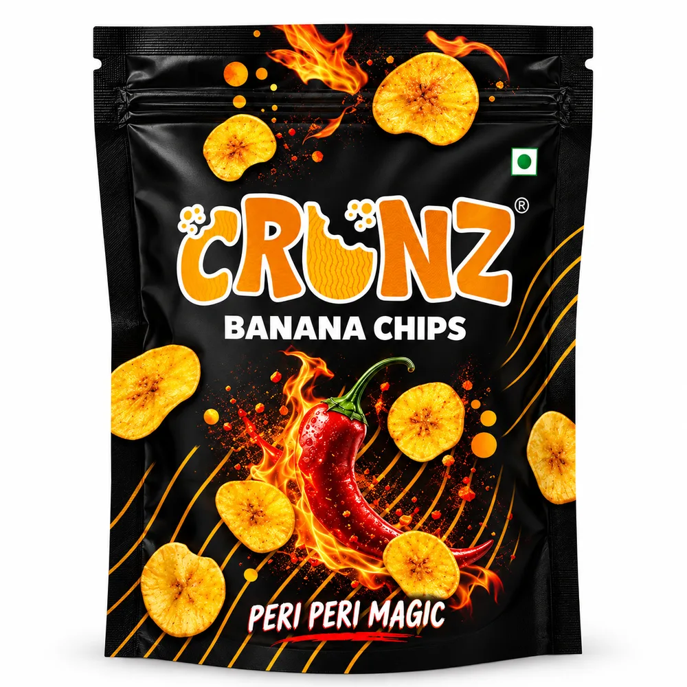 Crunz Banana Chips Peri Peri
