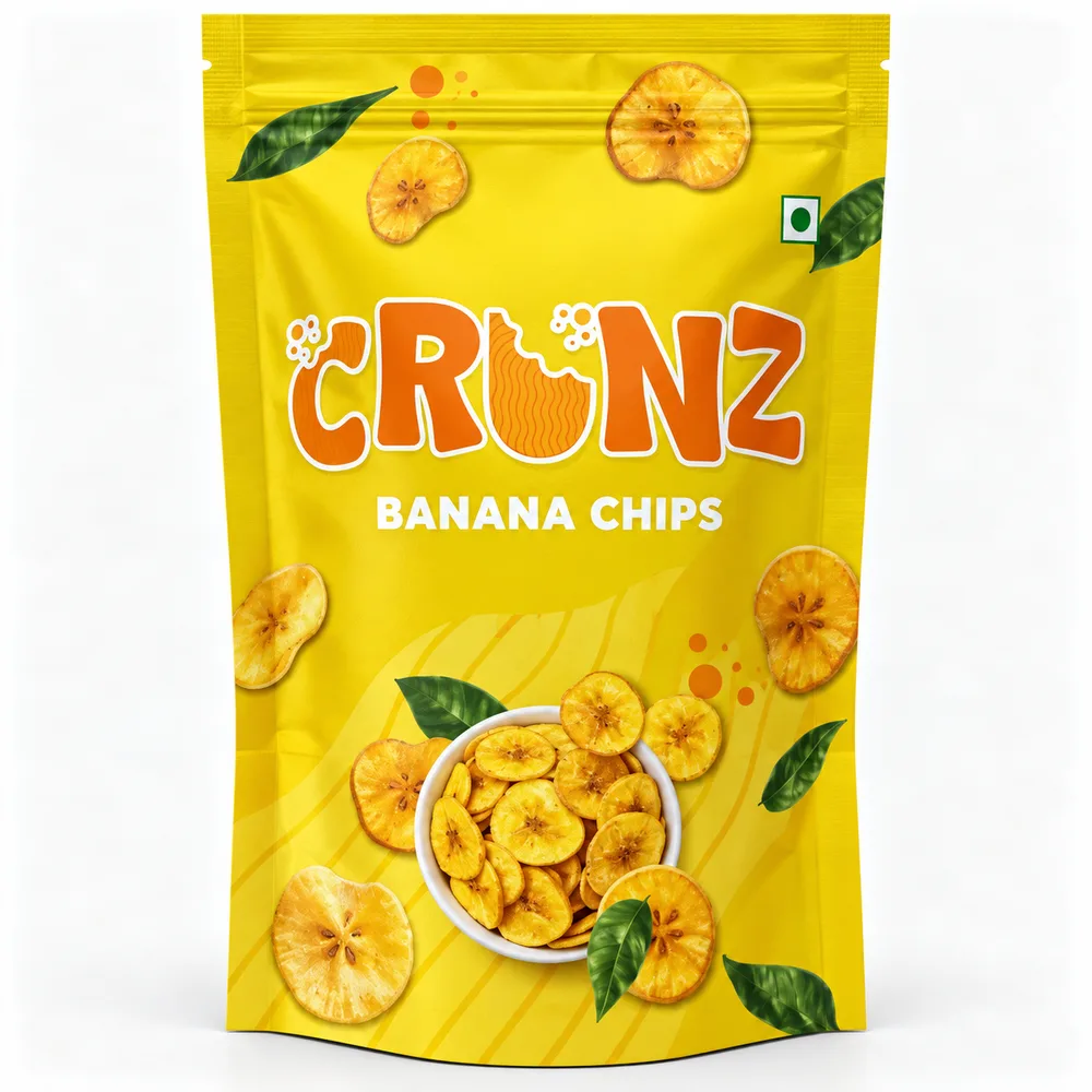 Crunz Banana Chips Normal