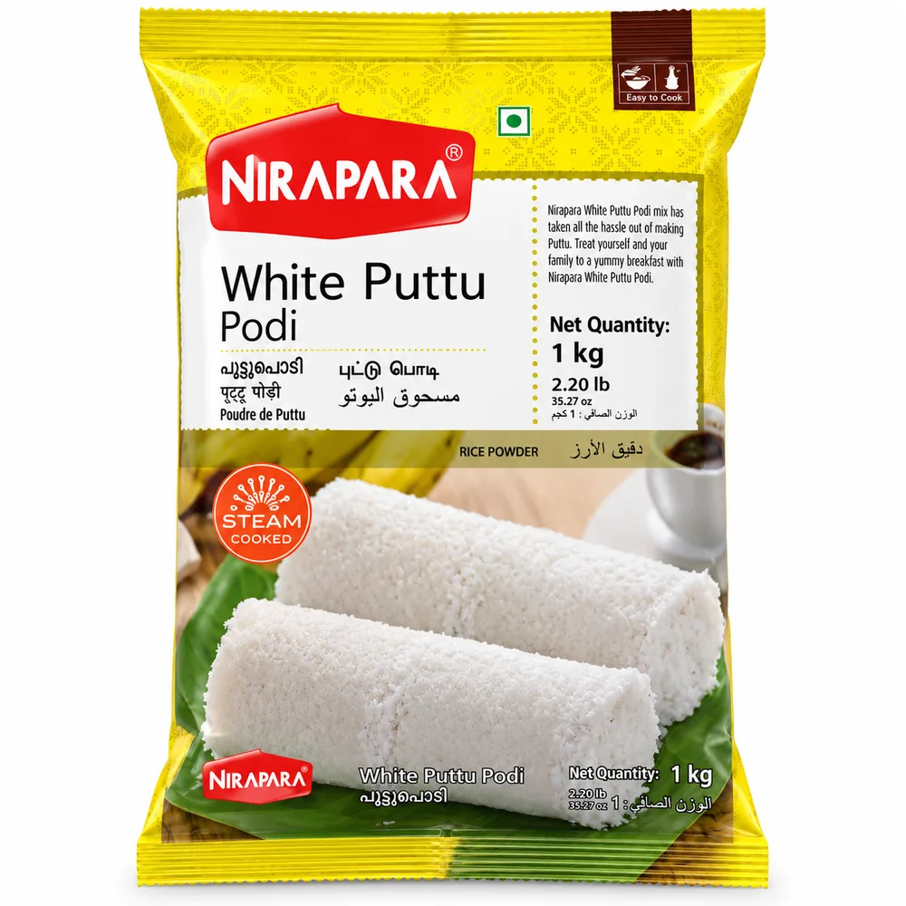 Nirapara Puttu Podi White 1kg
