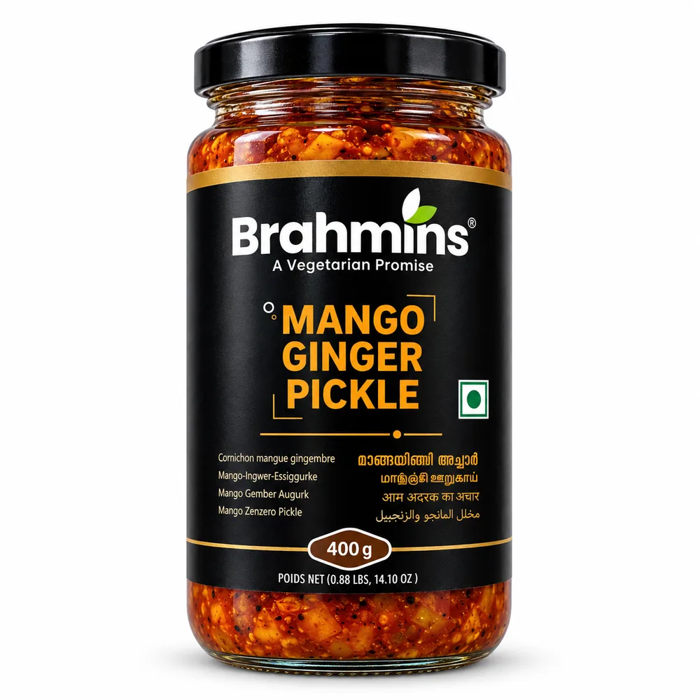 Brahmins Mango Ginger Pickle 400g