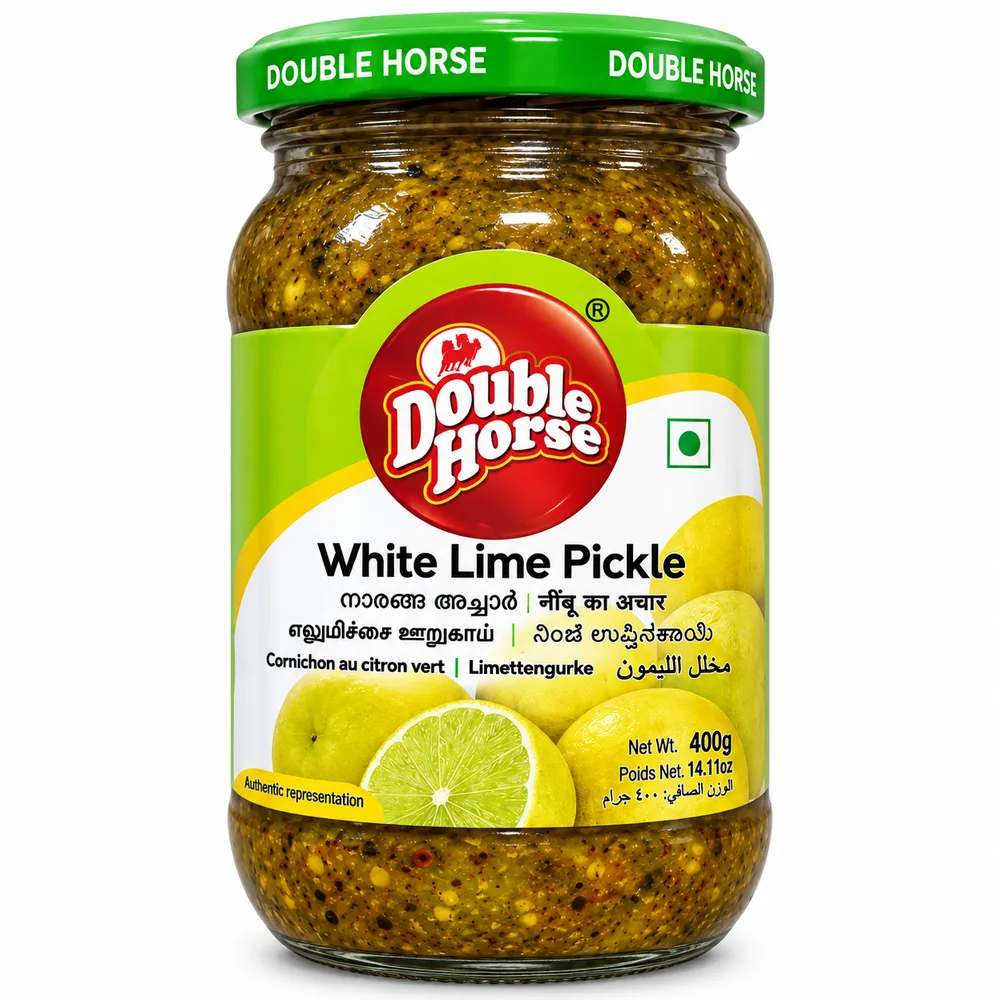 Double Horse White Lime Pickle 400g