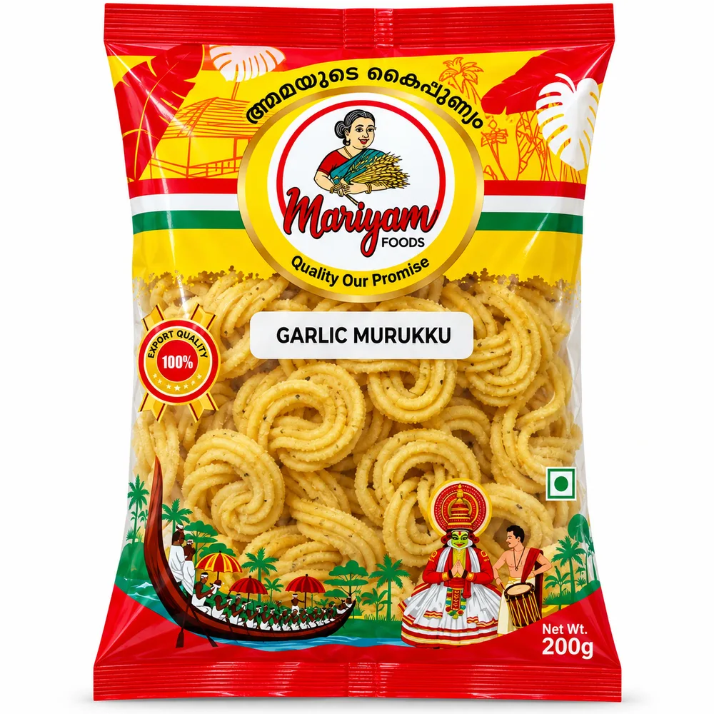Mariyam Garlic Murukku 200g