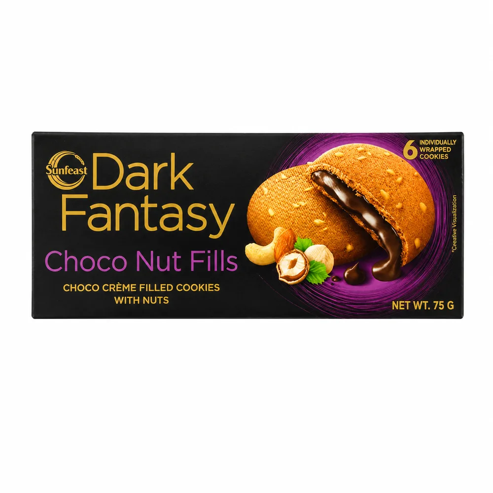 Sunfeast Dark Fantasy Choco Nuts Fills 75g