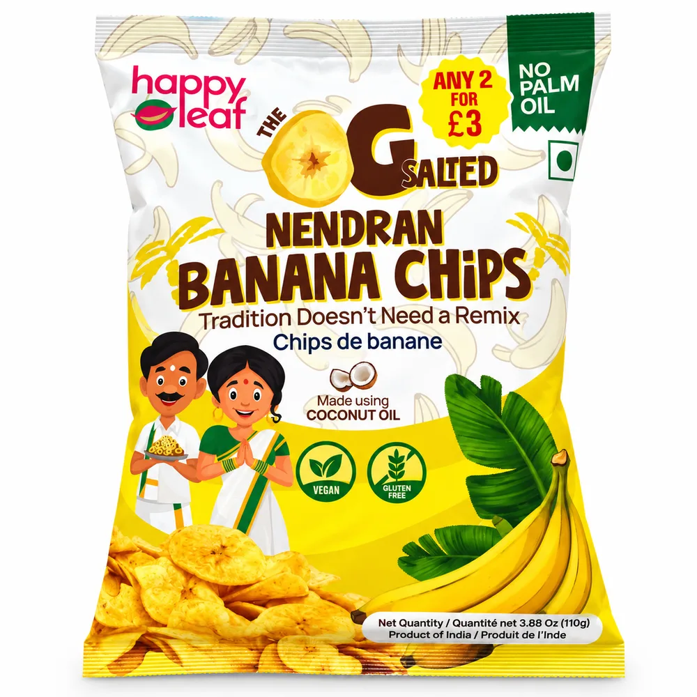 Happy Leaf Salted Banana Chips