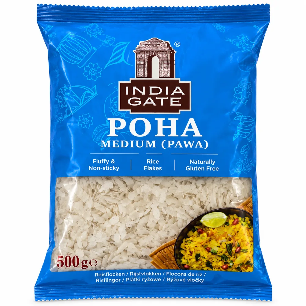 India Gate Poha Medium 500g