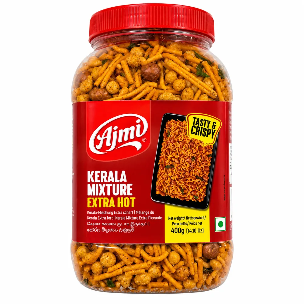 Ajmi Kerala Mixture Extra Hot Pet Jar 400g