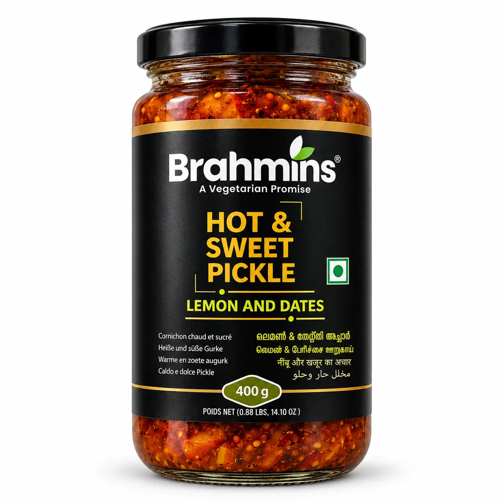 Brahmins Hot & Sweet Pickle 400g