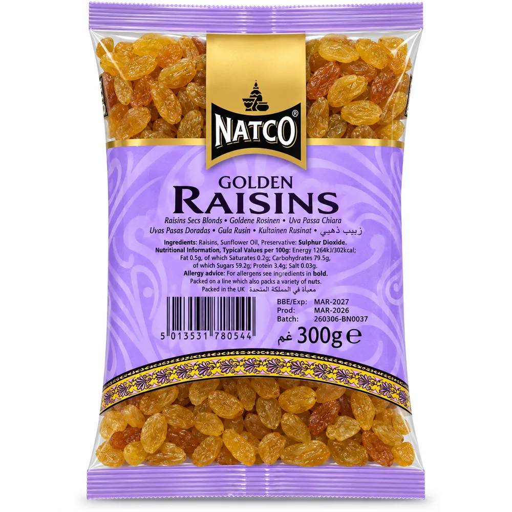 Natco Golden Raisins 300g