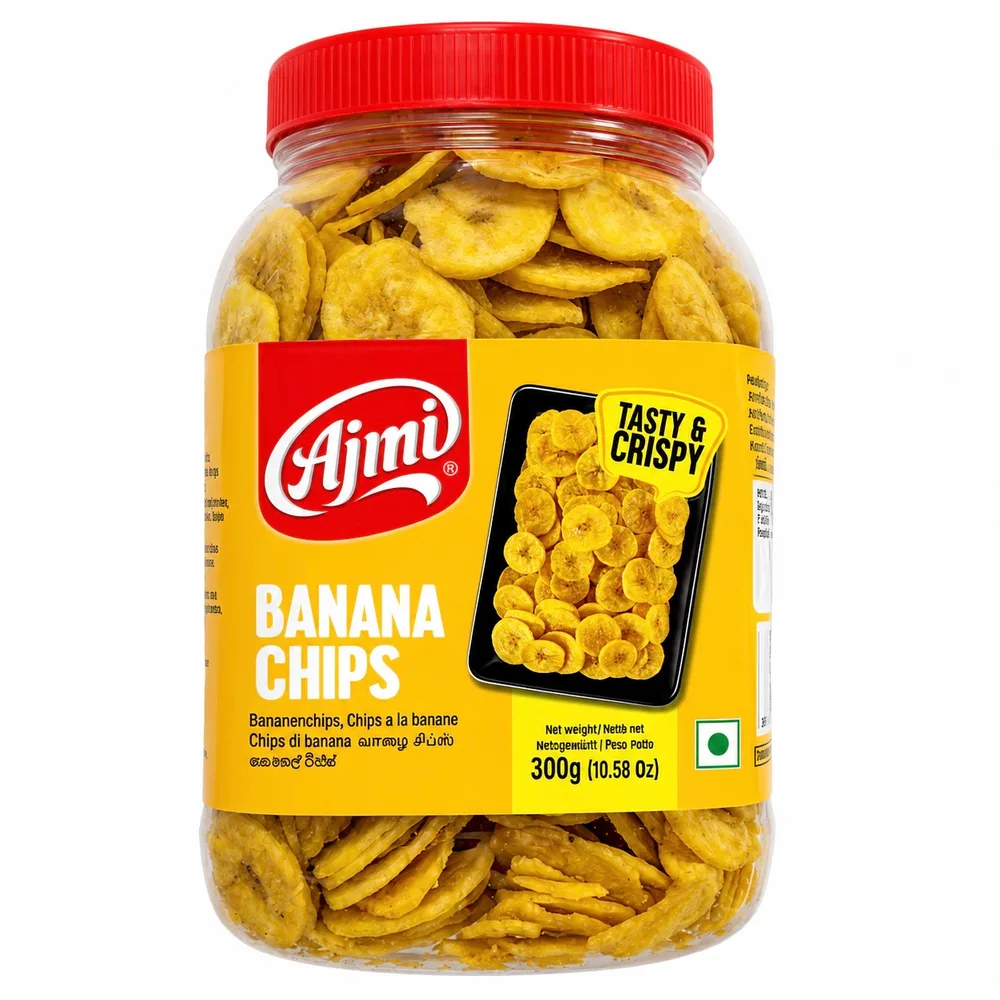 Ajmi Banana Chips Pet Jar 300g